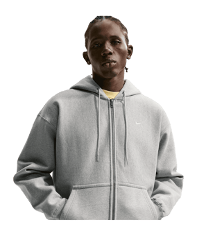 Nike Solo Swoosh Giacca con cappuccio Grigio C063 - grigio