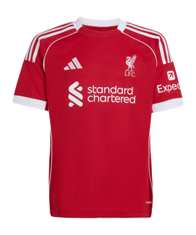 adidas FC Liverpool Trikot Home 2025/2026 Kids Rot - rot
