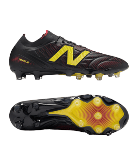 New Balance Tekela Elite Low v5 FG Live Wire Schwarz - schwarz