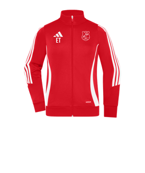 adidas Tiro 24 Trainingsjacke Damen Rot Weiss
