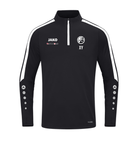 JAKO Power Sweatshirt Schwarz Weiss F800