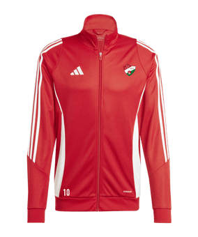 adidas Tiro 24 Trainingsjacke Rot Weiss