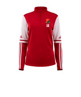 adidas Squadra 25 HalfZip Sweatshirt Damen Rot