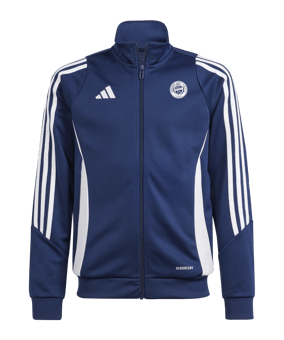adidas Tiro 24 Trainingsjacke Kids Blau Weiss