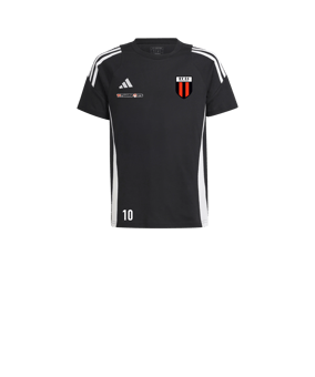 adidas Tiro 24 T-Shirt Kids Schwarz Weiss