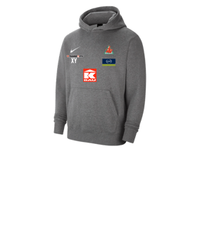 Nike Park 20 Fleece Hoody Kids Grau Weiss F071