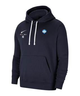 Nike Park 20 Fleece Hoody Blau Weiss F451