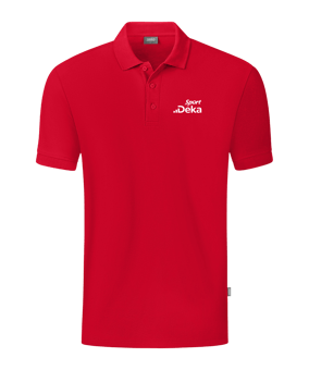 JAKO Organic Polo Shirt Rot F100