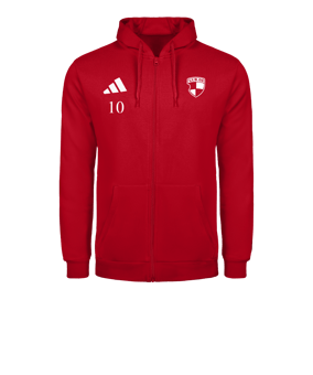 adidas Entrada 26 Kapuzenjacke Rot