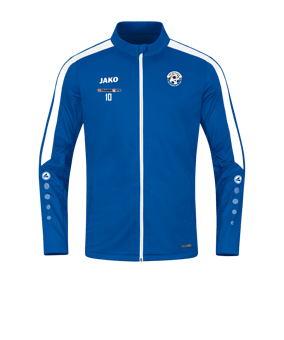 JAKO Power Polyesterjacke Blau Weiss F400