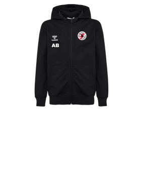 Hummel GO 2.0 Kapuzenjacke Kids Schwarz F2001