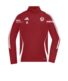 adidas Tiro 24 Trainingstop Rot Weiss