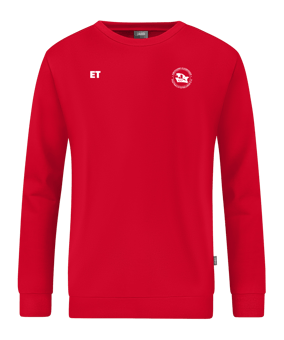 JAKO Organic Sweatshirt Rot F100