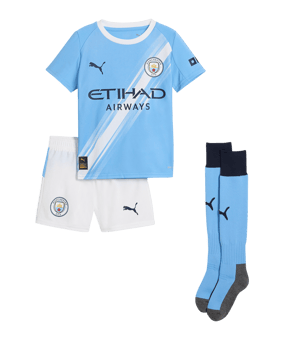 PUMA Manchester City Mini Trikot Set Home 2025/2026 Kids Blau F01 - blau