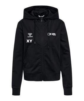 Hummel GO 2.0 Kapuzenjacke Damen Schwarz F2001