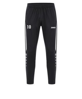 JAKO Power Polyesterhose Schwarz Weiss F802