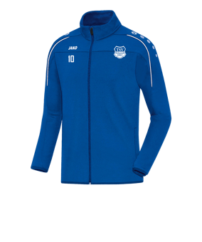 JAKO Classico Trainingsjacke Blau Weiss F04