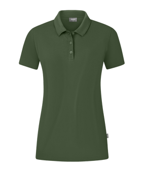 JAKO Organic Stretch Polo Shirt Damen Grün F240 - gruen