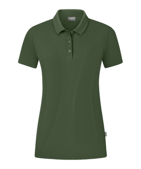 JAKO Organic Stretch Polo Shirt Damen Grün F240