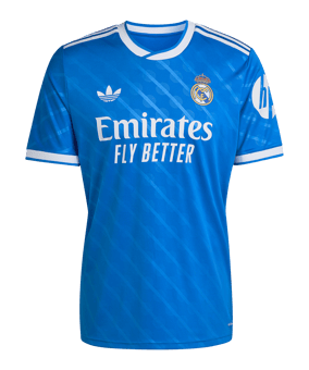 adidas Real Madrid Trikot 3rd 2025/2026 Blau - blau