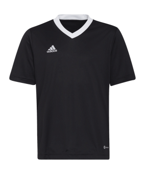 adidas Entrada 22 Trikot Kids Schwarz Weiss - schwarz
