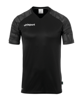 uhlsport Goal 25 Trikot Kids Schwarz Grau F01 - schwarz