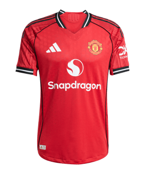 adidas Manchester United Authentic Trikot Home 2025/2026 Rot - rot