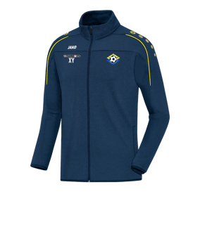 JAKO Classico Trainingsjacke Blau Gelb F42