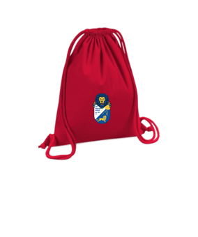 Merch Organic Premium Cotton Gymsack Classic Red | logo4c