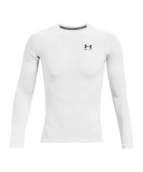 Under Armour Baselayer HG Comp Longsleeve T-Shirt Weiß F100 - weiss