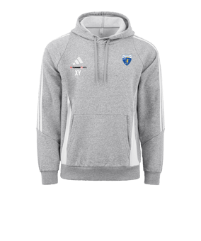 adidas Tiro 24 Hoody Grau Weiss 