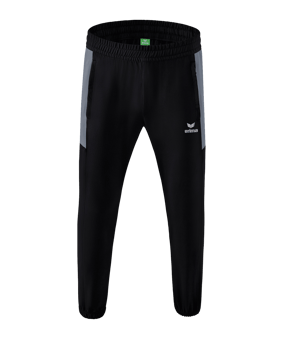 Erima Team Präsentationshose Schwarz Grau - schwarz