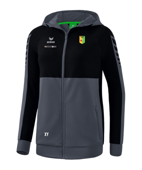 Erima Six Wings Kapuzenjacke Damen Grau