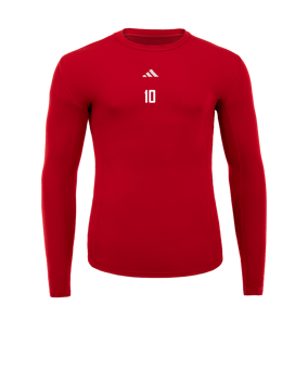 adidas Techfit T-Shirt Rouge 