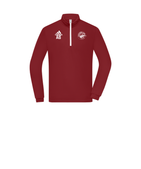 adidas Entrada 22 HalfZip Sweatshirt Kids Rot