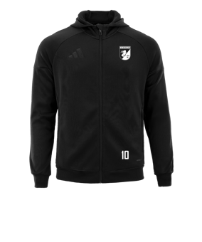 adidas Tiro 25 Travel Kapuzenjacke Schwarz