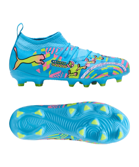 PUMA FUTURE 9 Match FG/AG Level Up Kids Blau F01 - blau