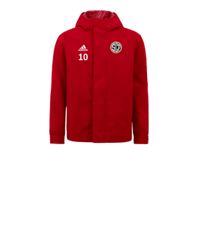 adidas Entrada 22 Allwetterjacke Kids Rot
