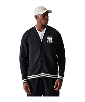 New Era MLB Knit New York Yankees Jacke Schwarz - schwarz