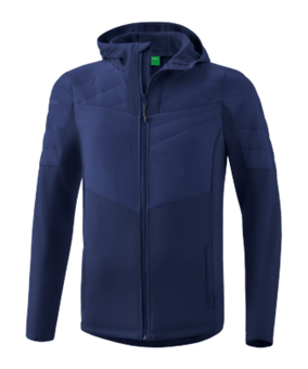 Erima Hybrid Jacke Blau - blau