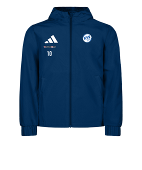 adidas Entrada 26 Regenjacke Dunkelblau