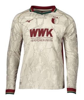 Mizuno FC Augsburg Shirt met lange mouwen Home 2026/2027 Wit K23 - wit