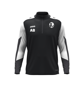 JAKO Dynamic Zip Top Sweatshirt Schwarz F826