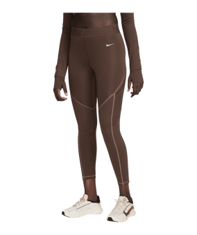 Nike Pro Mid-Rise 7/8 leggings femmes F237 - brun