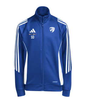 adidas Tiro 24 Trainingsjacke Kids Blau Weiss 