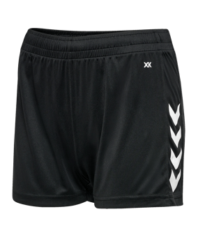 Hummel hmlCORE XK Poly Short Damen Schwarz F2001 - schwarz