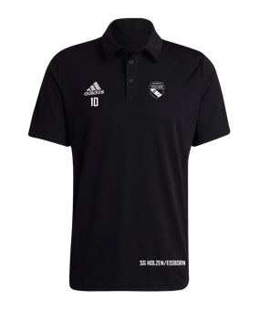 adidas Entrada 22 Poloshirt Schwarz