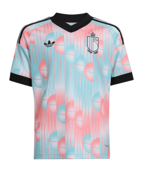 adidas KBVB Belgien Trikot Away WM 2026 Kids Blau - blau