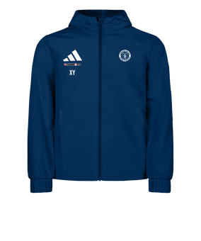 adidas Entrada 26 Regenjacke Dunkelblau