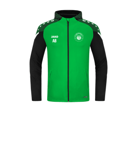 JAKO Performance Kapuzenjacke Kids Grün F221